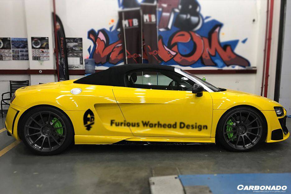 2006-2015 Audi R8 Coupe Spyder DPGT Style Side Skirts