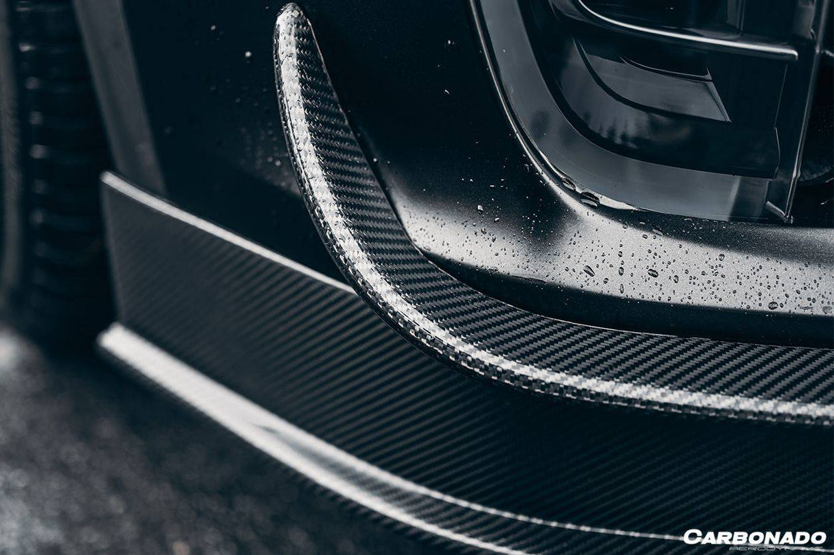 2016-2021 Tesla Model X SUV RZS Style Carbon Fiber Front Canards