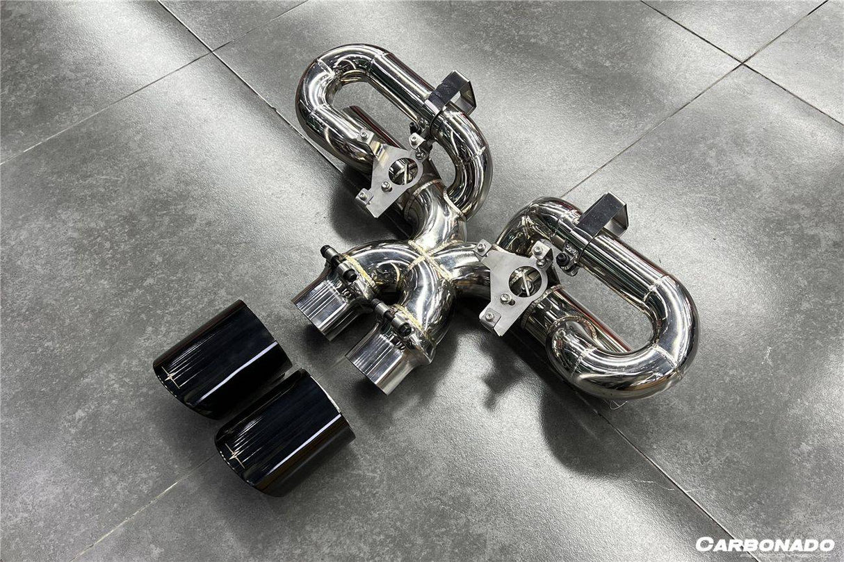2019-2024 Porsche 911 992 Carrera S 4 4S Targa Cabriolet Exhaust (for GT3 Style Bumper)