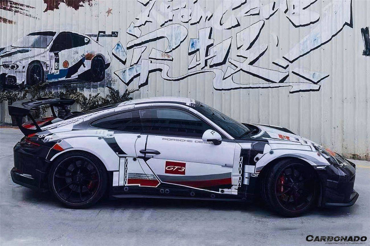 2012-2015 Porsche 911 991.1 Carrera S GT2RS Style Side Skirts