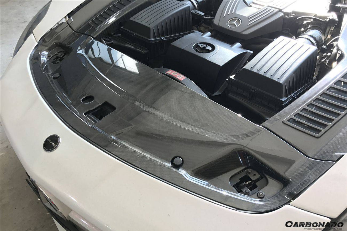 2010-2015 Mercedes Benz W197 SLS AMG OEM Style Carbon Fiber Radiator Cover
