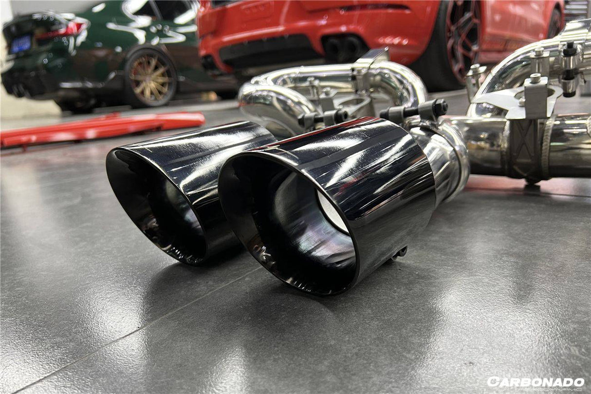 2019-2024 Porsche 911 992 Carrera S 4 4S Targa Cabriolet Exhaust (for GT3 Style Bumper)