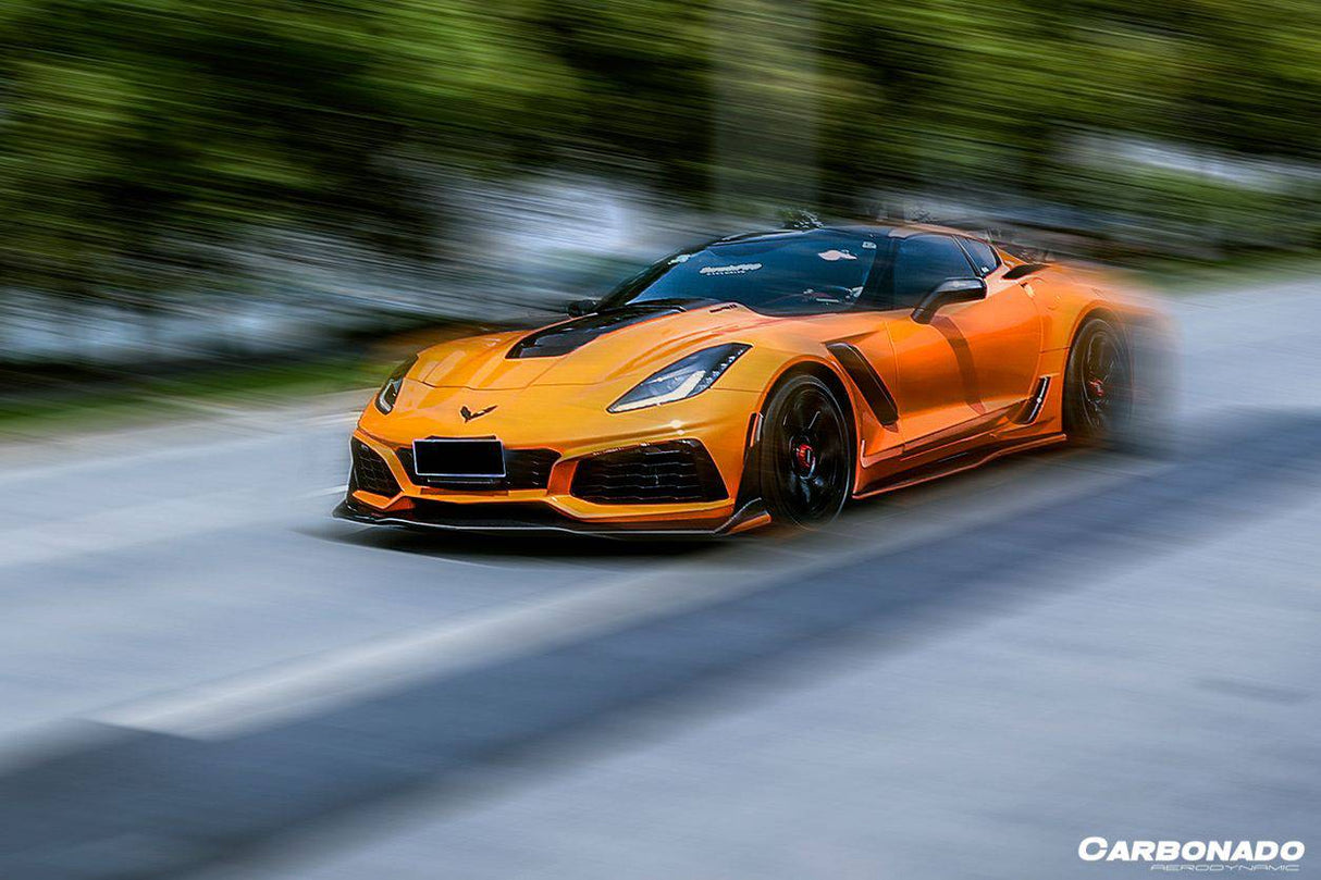 2013-2019 Corvette C7 Z51 ZR1-Style Front Conversion Body Kit