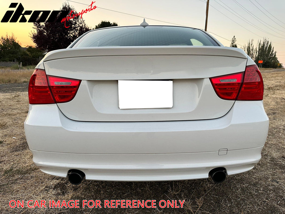 2006-2011 BMW E90 3-Series Trunk Spoiler OE Style Fiberglass Rear Wing