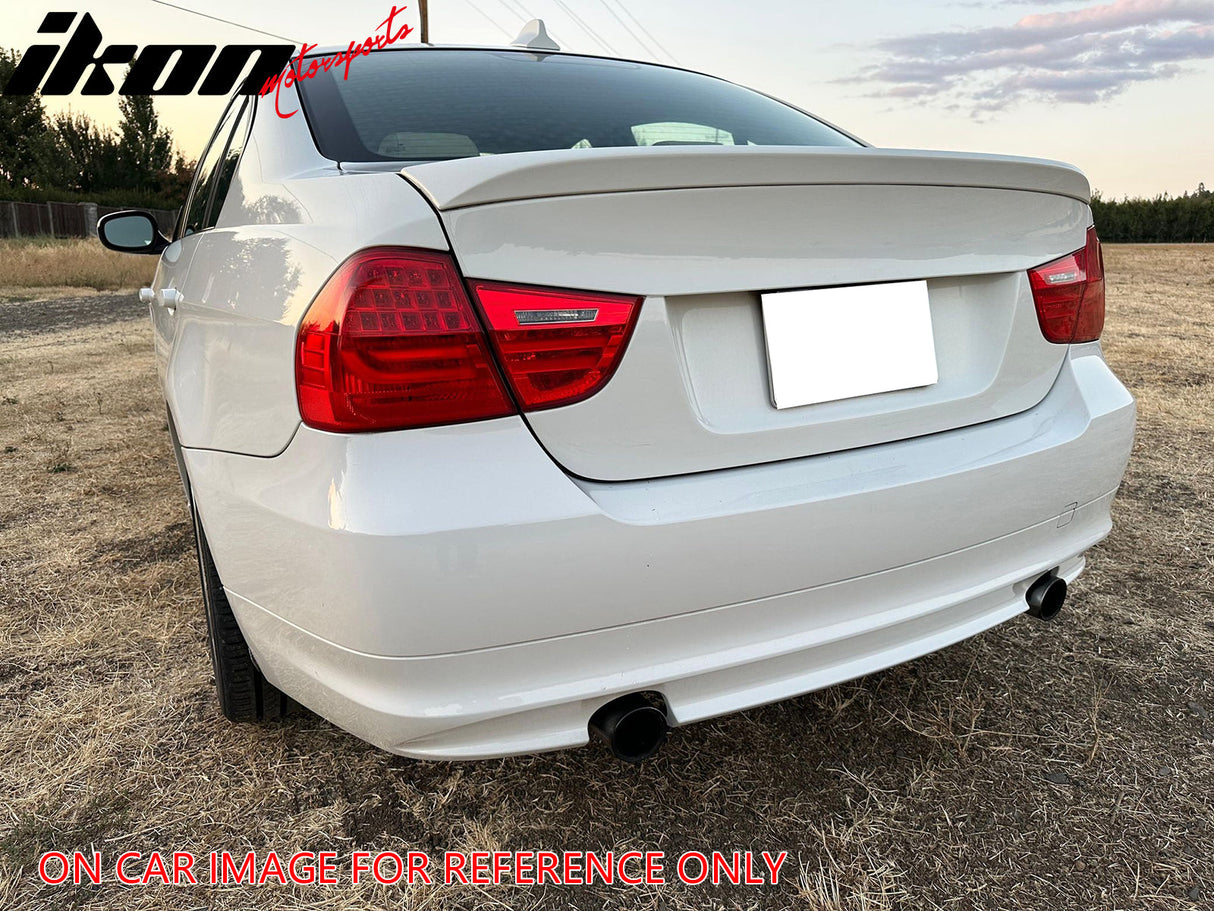 2006-2011 BMW E90 3-Series Trunk Spoiler OE Style Fiberglass Rear Wing