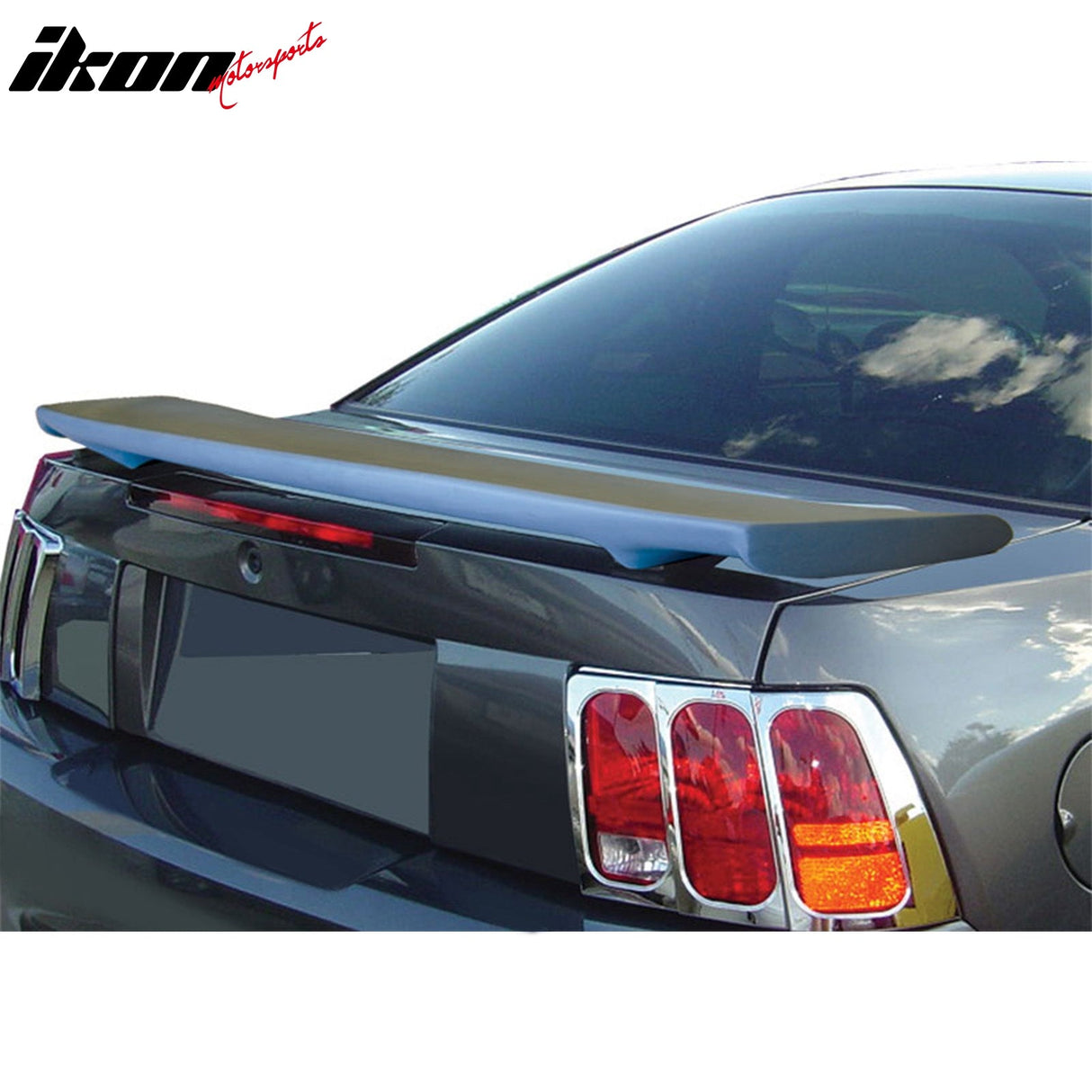 1994-1998 Ford Mustang Custom Style Gray Primer Trunk Spoiler Wing Lip