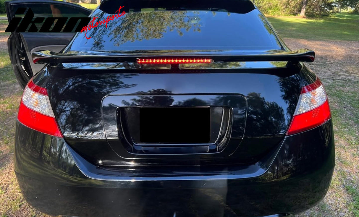 2006-2011 Honda Civic 2Dr Si OE Style Trunk Spoiler Wing Lip w/ LED