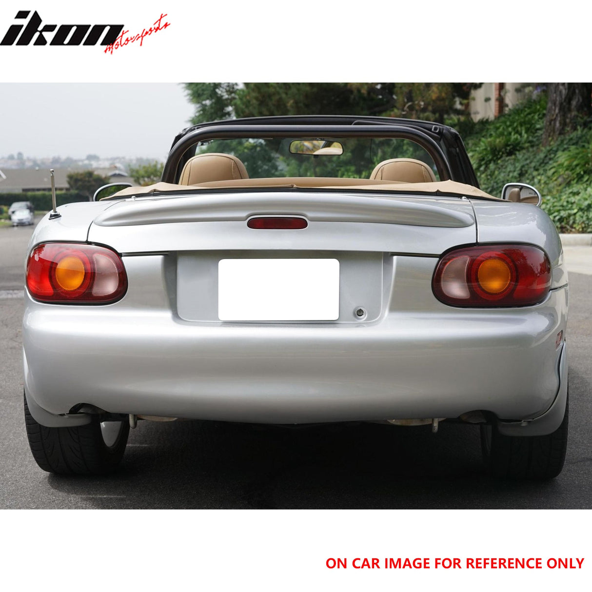 1999-2005 Mazda Miata OE Style Gray Primer Trunk Spoiler Fiberglass