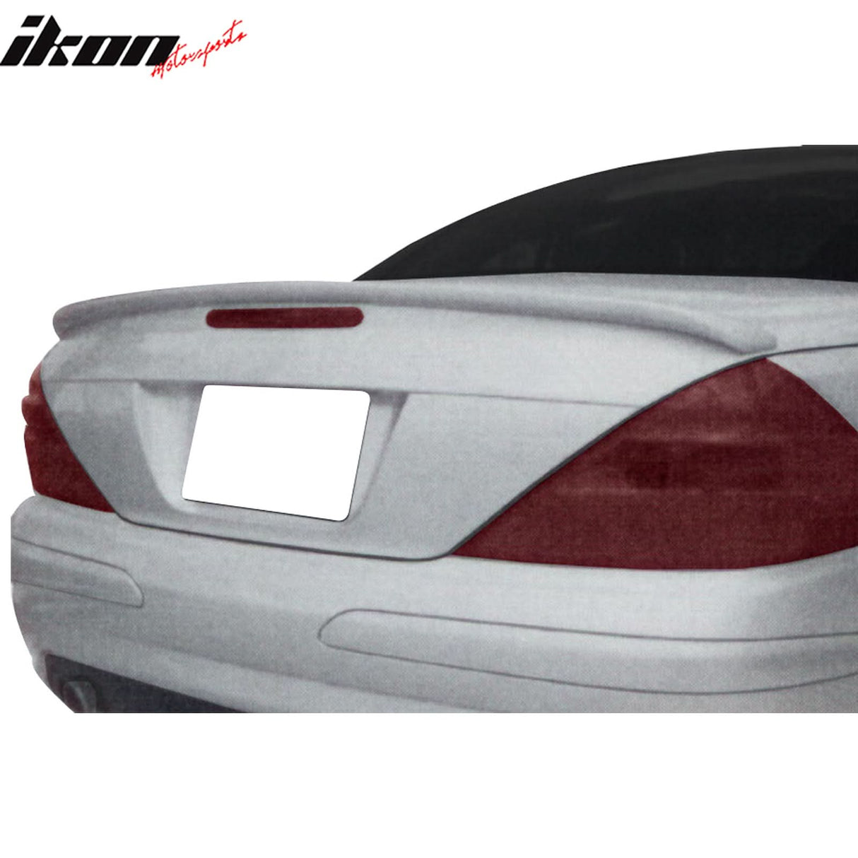 2003-2011 Benz SL-Class OE Flush Mount Gray Trunk Spoiler Fiberglass