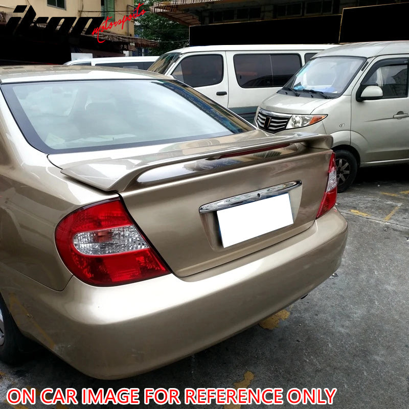2002-2006 Toyota Camry OE Style Gray Primer Trunk Spoiler W/LED ABS