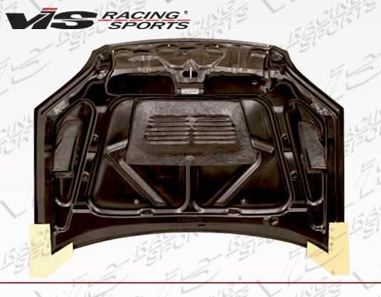 2001-2003 Honda Civic 4 doors 2 doors EVO Style Carbon Fiber Black Hood
