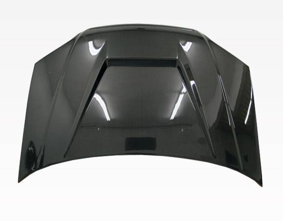 2001-2003 Honda Civic 4 doors 2 doors INVADER Style Carbon Fiber Black Hood