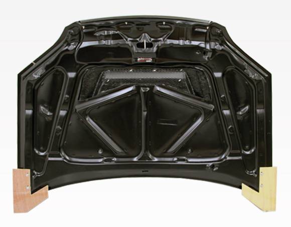 2001-2003 Honda Civic 4 doors 2 doors INVADER Style Carbon Fiber Black Hood