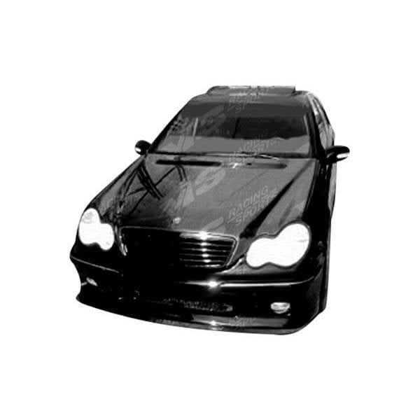 2001-2007 Mercedes C Class 4 doors OEM Style Carbon Fiber Black Hood