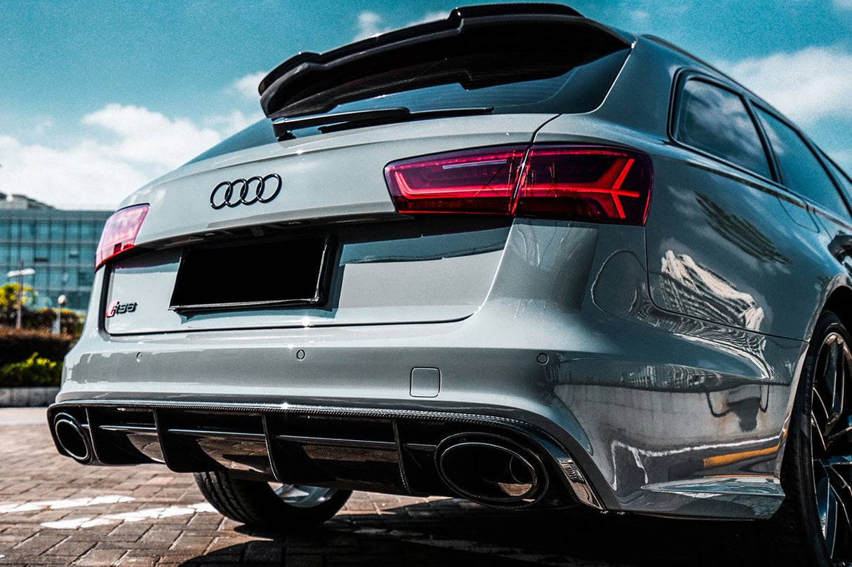 2013-2018 Audi RS6 Avant OE Style Carbon Fiber Rear Lip
