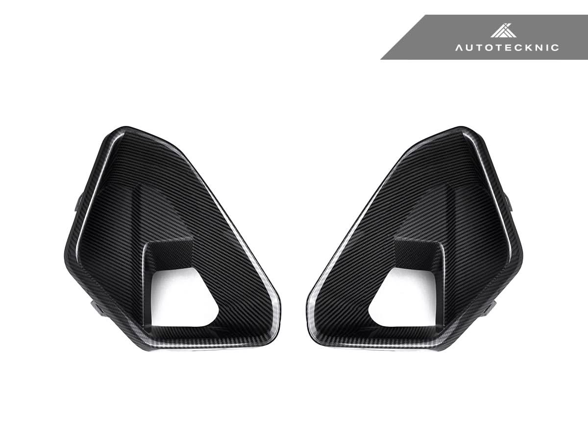 AutoTecknic Carbon Fiber Front Bumper Air Vent Set - G06 X6 M-Sport LCI