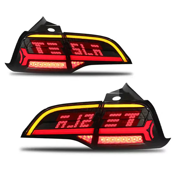 NTXGlow Smoked Matrix Style Tail Lights (2017+ Tesla Model 3/Y)