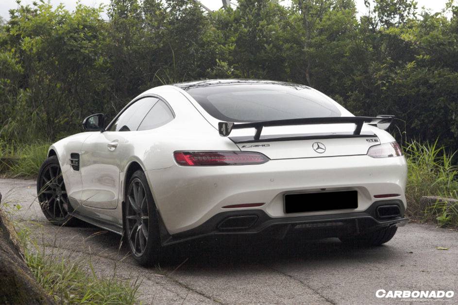 2015-2021 Mercedes Benz AMG GT GTS RZS Style Carbon Fiber Rear Diffuser