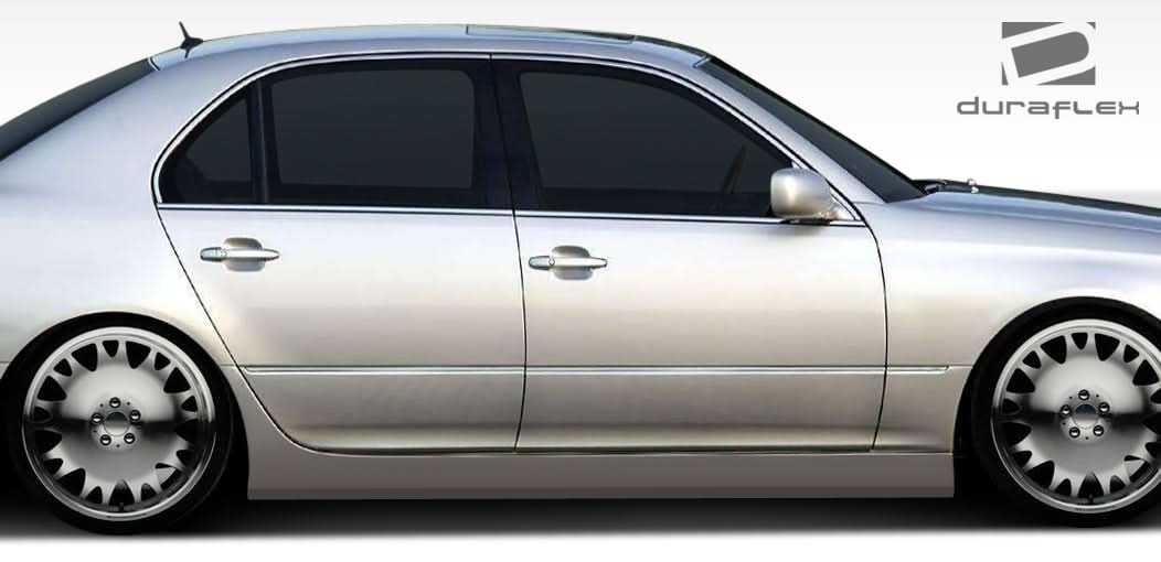 2001-2003 Lexus LS430 VIP Style Side Skirts Rocker Panels - FRP