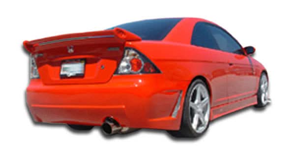 2001-2005 Honda Civic B-2 Style Rear Bumper Cover - FRP