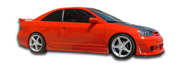 2001-2005 Honda Civic 2DR B-2 Style Side Skirts Rocker Panels - FRP