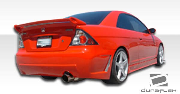 2001-2005 Honda Civic 2DR B-2 Style Side Skirts Rocker Panels - FRP