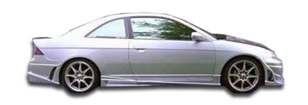 2001-2005 Honda Civic 2DR Bomber Style Side Skirts - 2 Piece - FRP