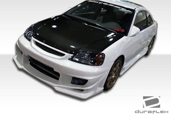 2001-2003 Honda Civic Bomber Style Body Kit - 4 Piece - FRP