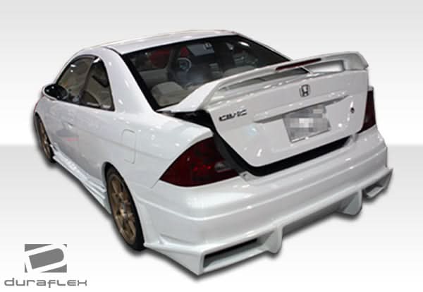 2001-2005 Honda Civic 2DR Bomber Style Side Skirts - 2 Piece - FRP