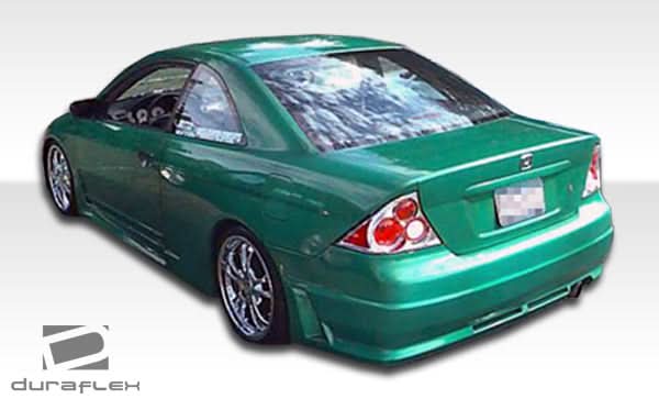 2001-2005 Honda Civic 2DR R34 Style Rear Bumper Cover - FRP