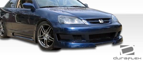2001-2005 Honda Civic 2DR R34 Style Side Skirts Rocker Panels - FRP