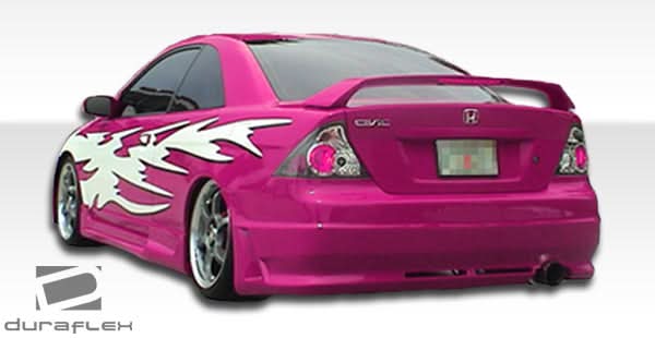 2001-2005 Honda Civic 2DR R34 Style Side Skirts Rocker Panels - FRP