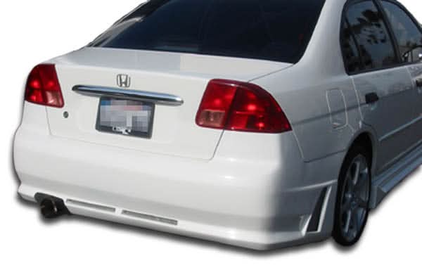 2001-2005 Honda Civic 4DR R34 Style Rear Bumper Cover - 1 Piece
