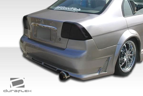2001-2005 Honda Civic 4DR R34 Style Rear Bumper Cover - 1 Piece