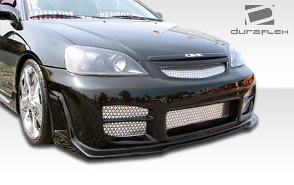 2001-2003 Honda Civic R34 Style Front Bumper Cover - FRP