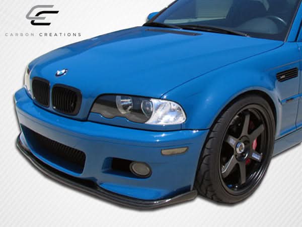 2001-2006 BMW M3 HM-S Style Front Lip Under Spoiler - Carbon Fiber