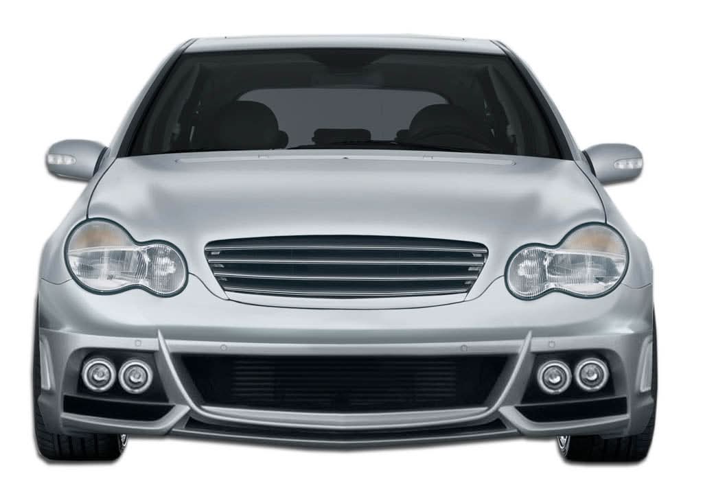 2001-2007 Mercedes C Class W-1 Style Front Bumper Cover - FRP