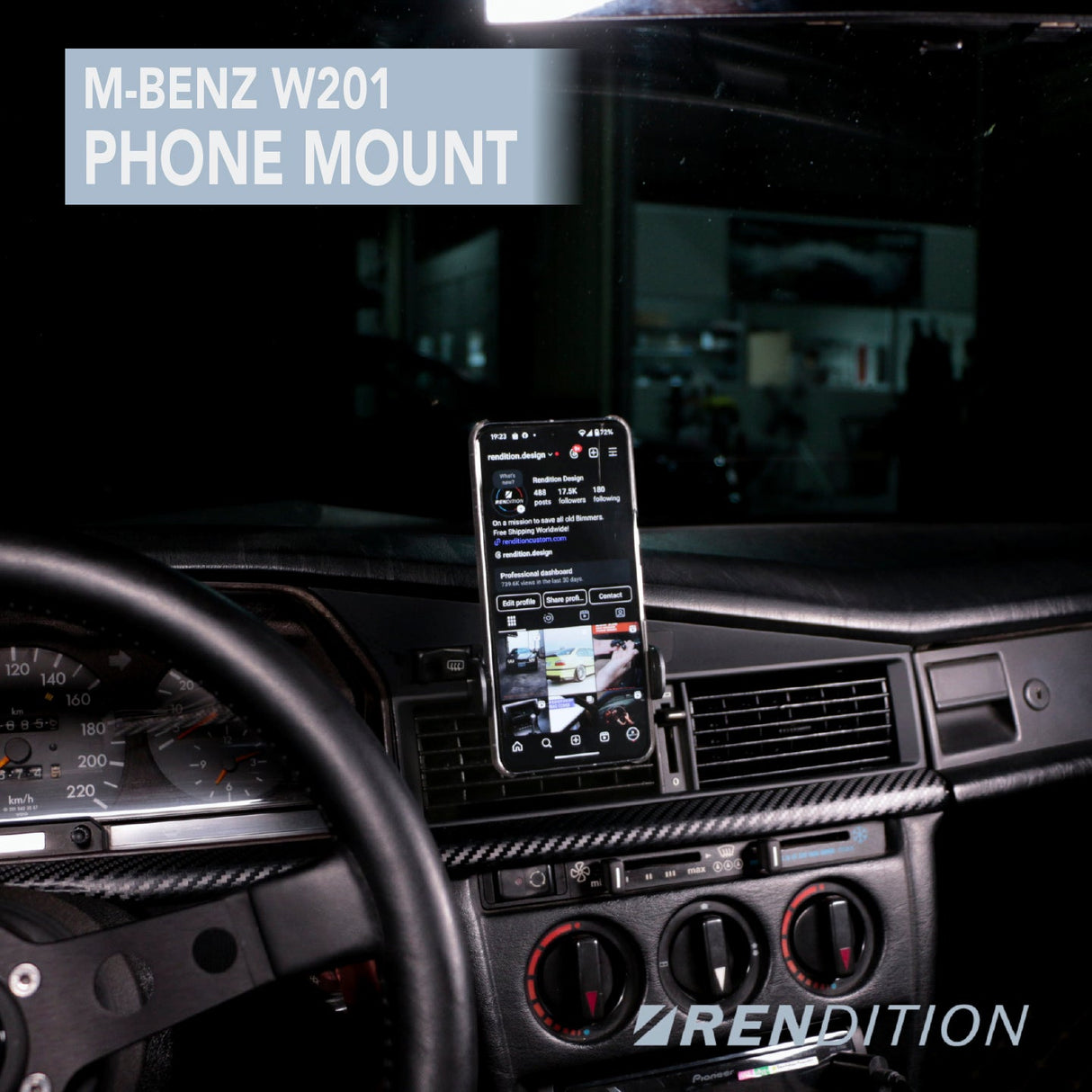 Mercedes Benz PHONE MOUNT - K2 Industries
