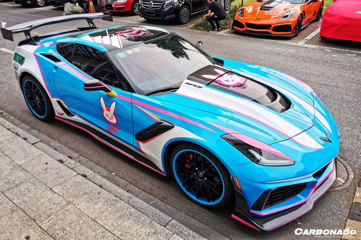 2013-2019 Corvette C7 Z51 ZR1-Style Front Conversion Body Kit