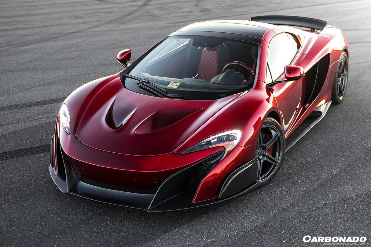 2011-2014 McLaren MP4 12C 675LT Style Part Carbon Fiber Front Bumper And Fender