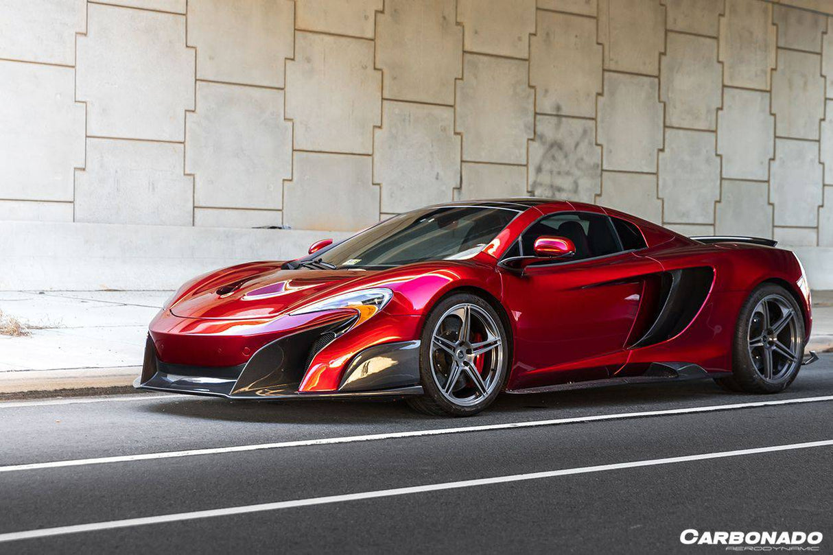 2011-2014 McLaren MP4 12C 675LT Style Part Carbon Fiber Front Bumper And Fender