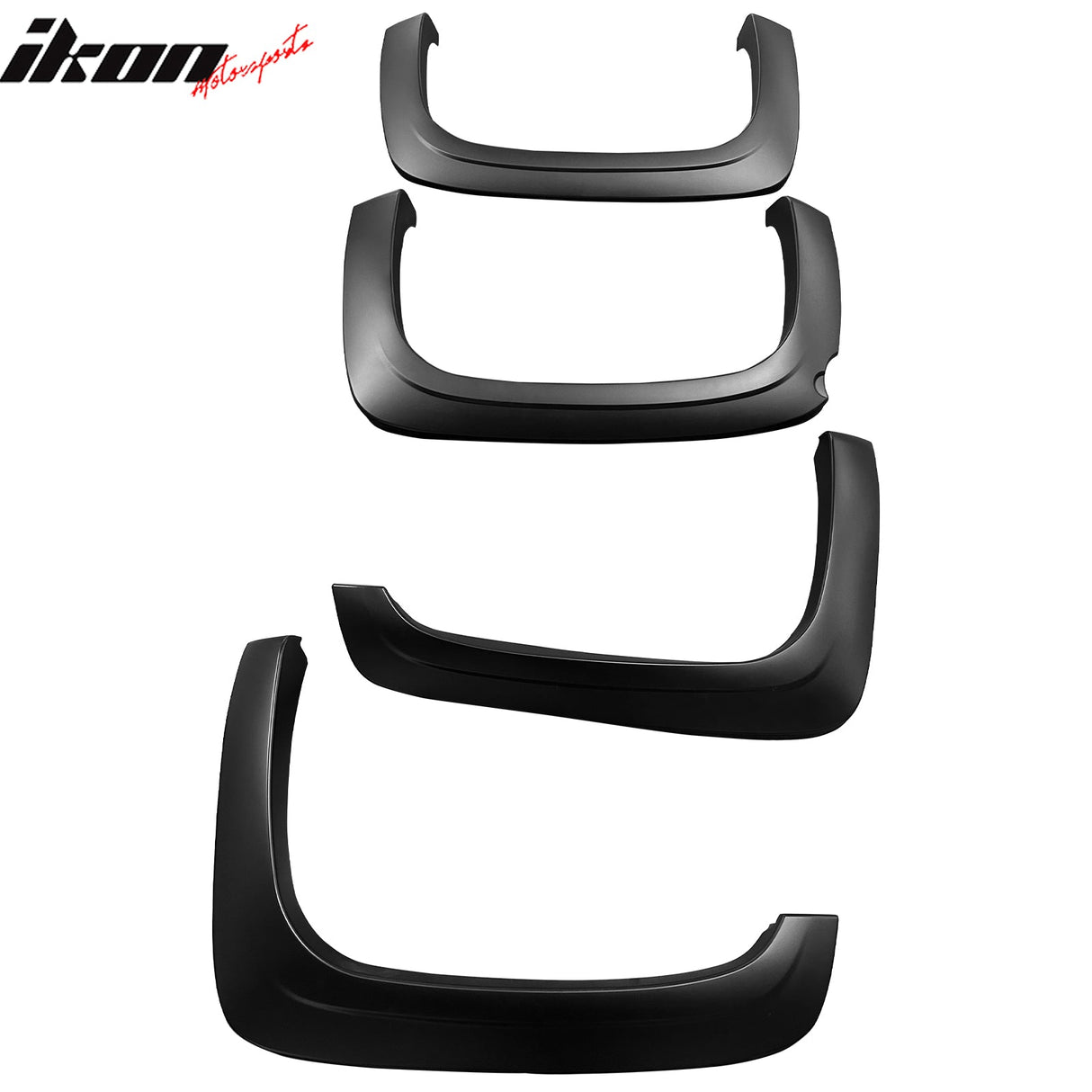 2007-2011 Chevy Silverado 1500 Standard Cab Fender Flares Matte Black