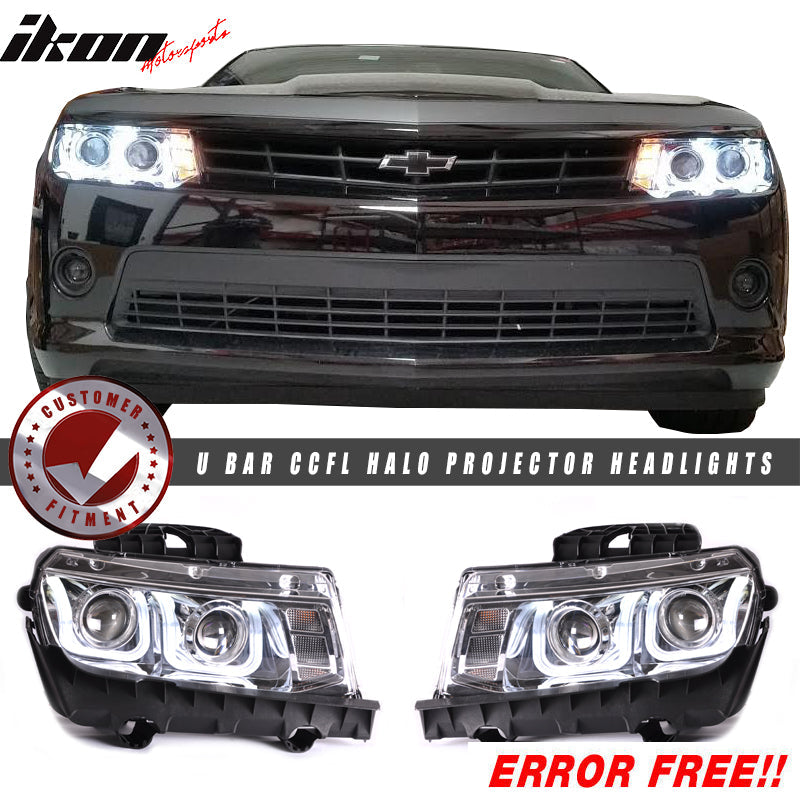 2014-2015 Camaro 5TH to 6TH Gen ZL1 Front Bumper + Headlight + Fog
