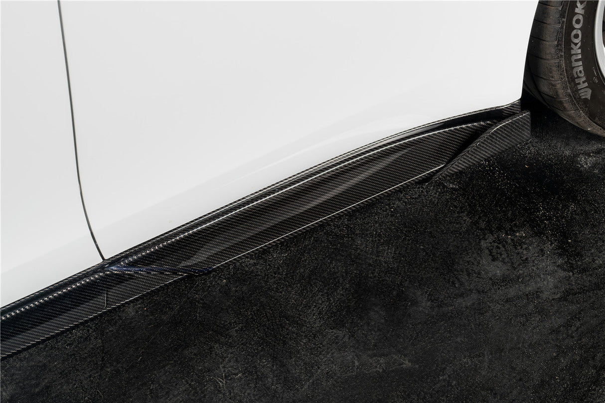 2024-2026 Porsche Panamera 976 KDA Style Autoclave Carbon Fiber Side Skirts | Fits S, E-Hybrid, Sport Turismo, Turbo, Turbo s, GTS, Turbo E-Hybrid, Turbo s E-Hybrid