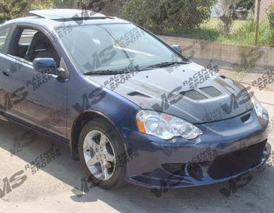 2002-2006 Acura RSX 2 doors EVO Style Carbon Fiber Black Hood