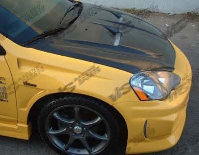 2002-2006 Acura RSX 2 doors XTREME GT Style Carbon Fiber Black Hood
