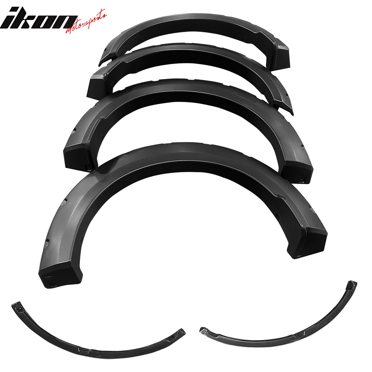 2015-2017 Ford F-150 Rivet Bolt Style Wheel Fender Flares Smooth PP