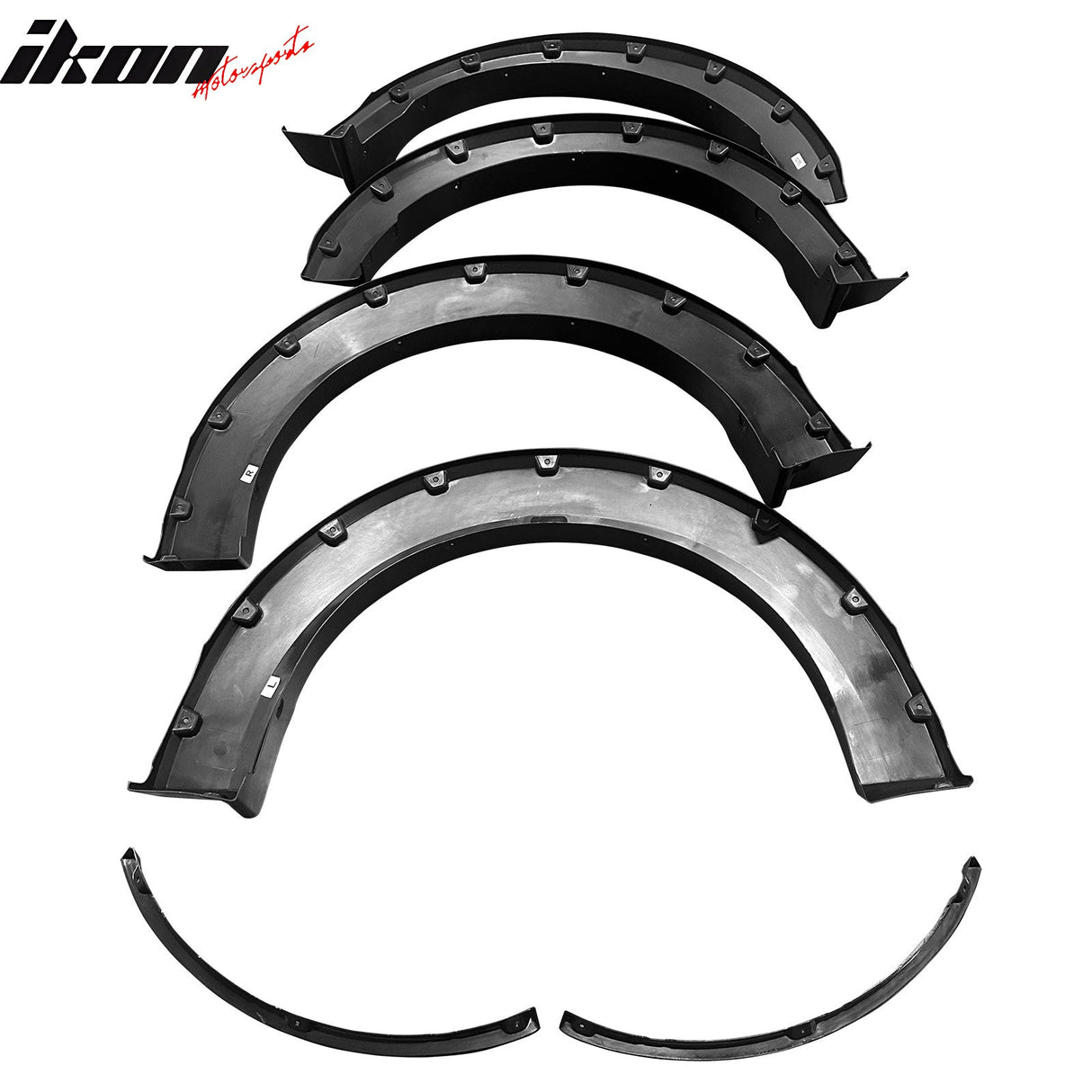 2015-2017 Ford F-150 Rivet Bolt Style Wheel Fender Flares Smooth PP