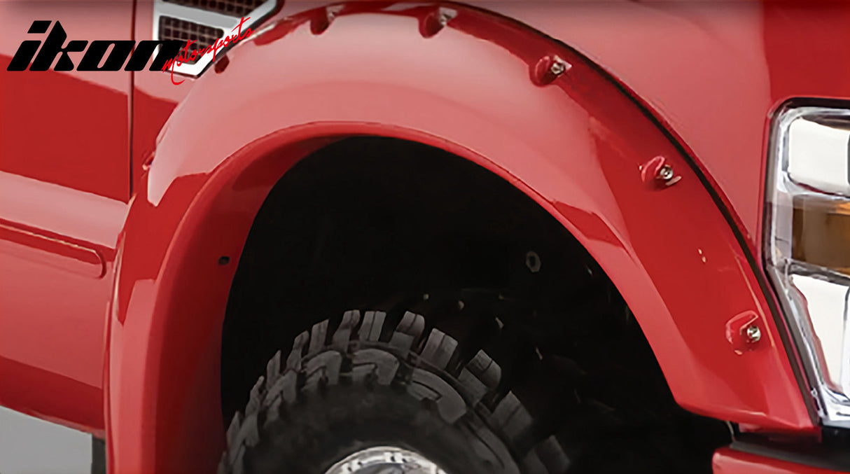 2008-2010 Ford F250 F350 Superduty Rivet Bolt Fender Flares Textured