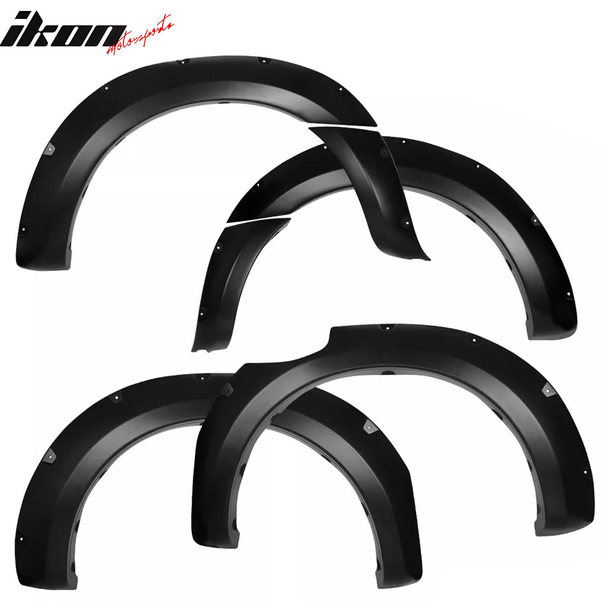 2011-2016 Ford Ranger T6 XL XLT Pocket Style Wheel Fender Flares Cover